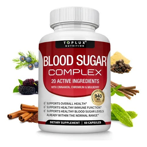 Blood Sugar Complex 20+ Apoyo Natural para la Glucosa
