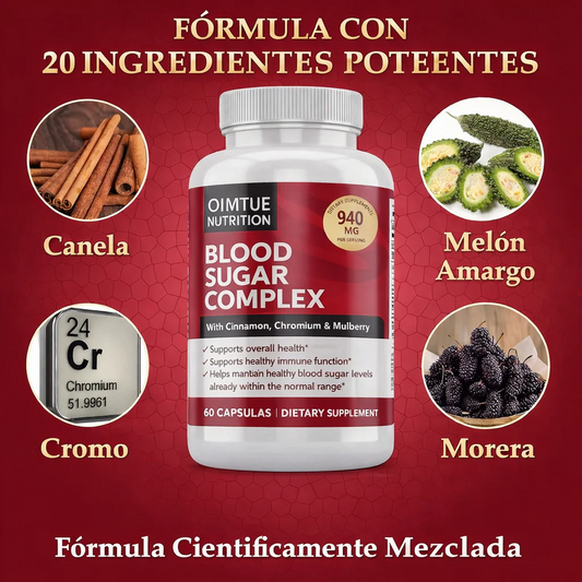 Blood Sugar Complex 20+ Apoyo Natural para la Glucosa