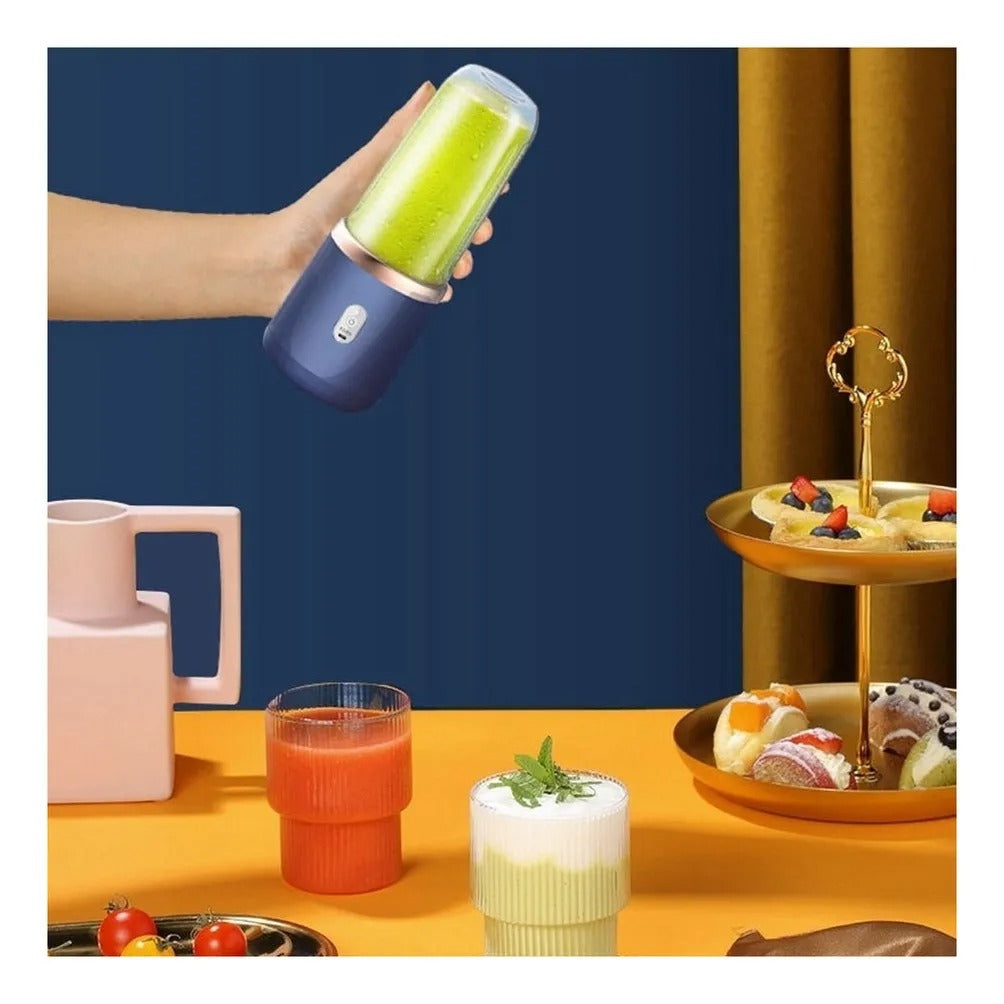 MINI LICUADORA PORTÁTIL RECARGABLE -BATIDOS Y JUGOS