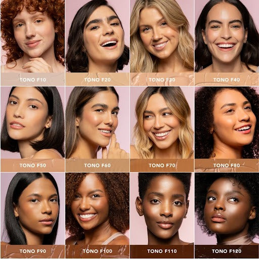 Base Ruby Rose Liquida Soft Blend Tono F60 X 30 Gr - La Base que Deja Tu Piel Suave, Uniforme y Radiante