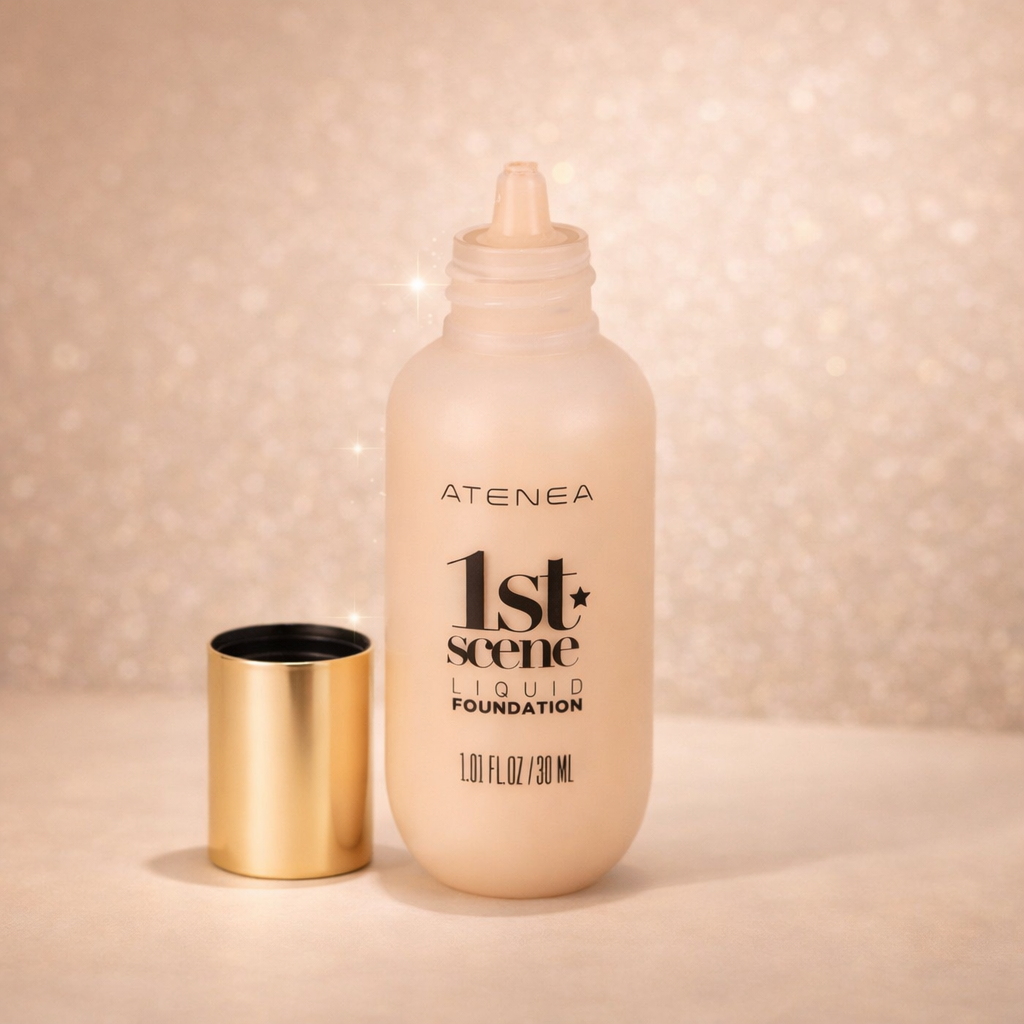ATENEA - BASE DE MAQUILLAJE LÍQUIDA 1ST SCENE - La Base que Deja Tu Piel Suave, Perfecta y Natural