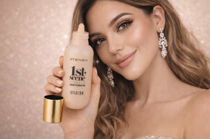 ATENEA - BASE DE MAQUILLAJE LÍQUIDA 1ST SCENE - La Base que Deja Tu Piel Suave, Perfecta y Natural