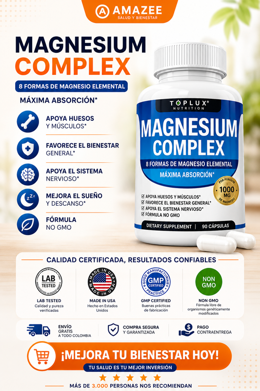 MAGNESIO COMPLEX TOPLUX X 2