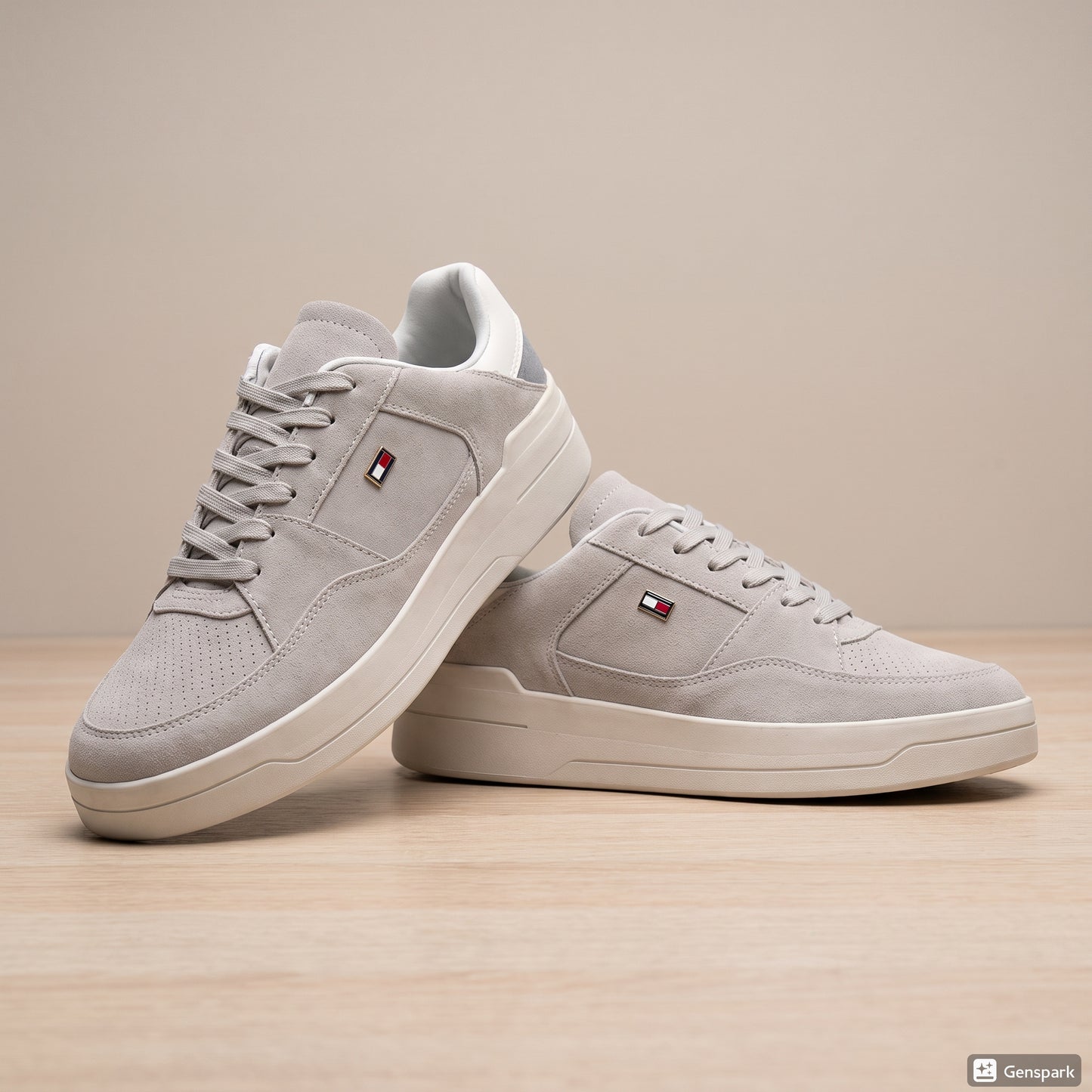 Tenis Deportivos Mujer en Piel Gris | AMAZEE