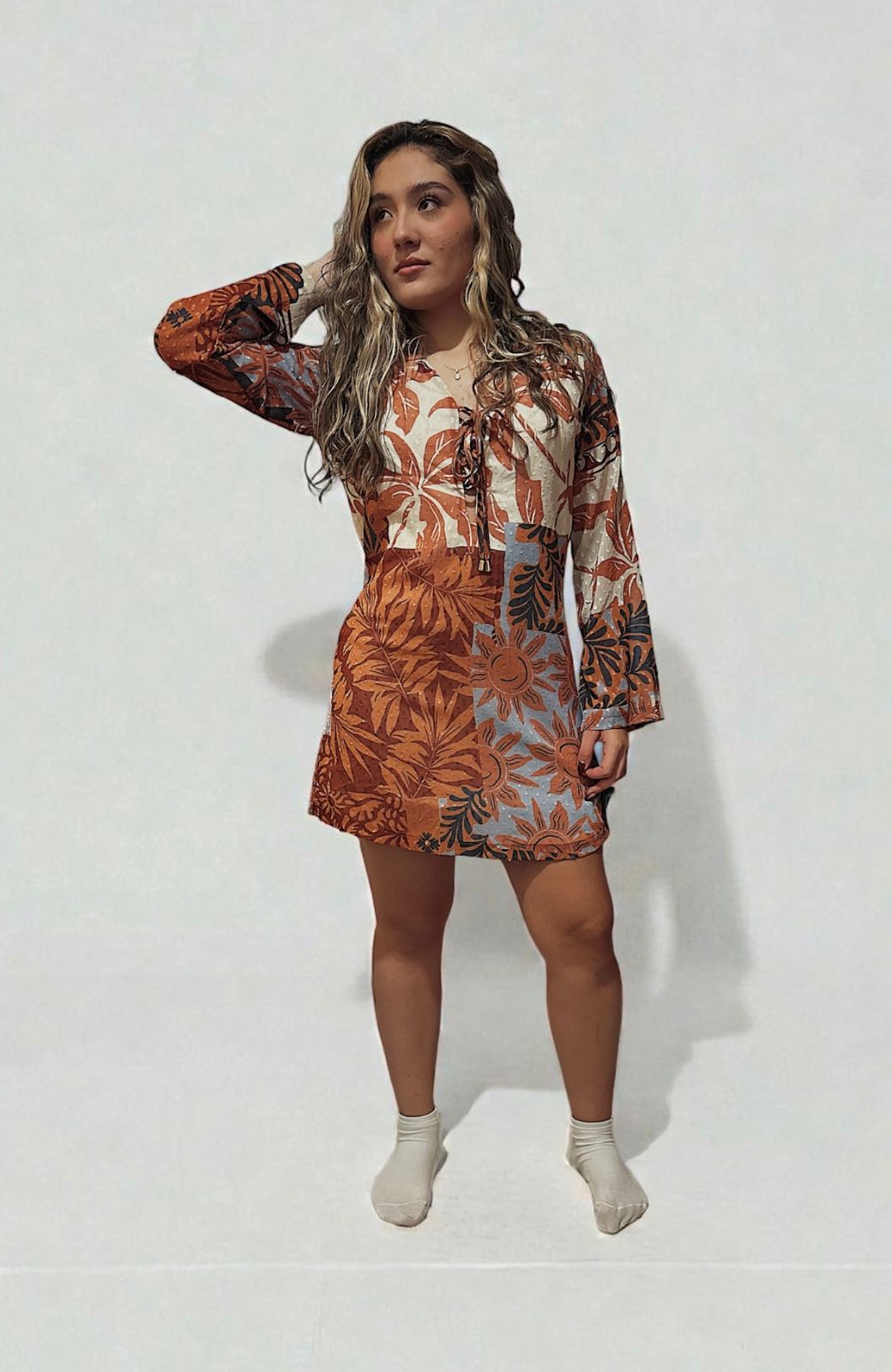 Vestido Bohemio Elegante en Tonos Tierra