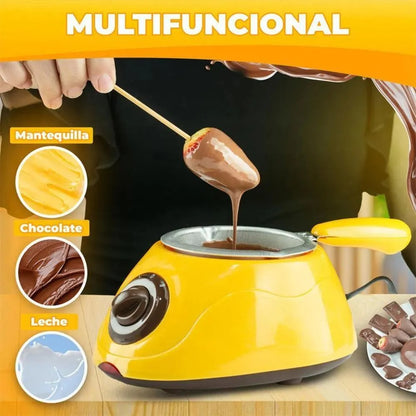 FUNDIDORA DE CHOCOLATE CON ACCESORIOS