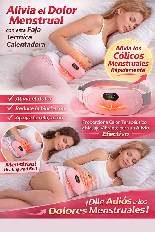 CINTURÓN TÉRMICO PARA CÓLICOS MENSTRUALES