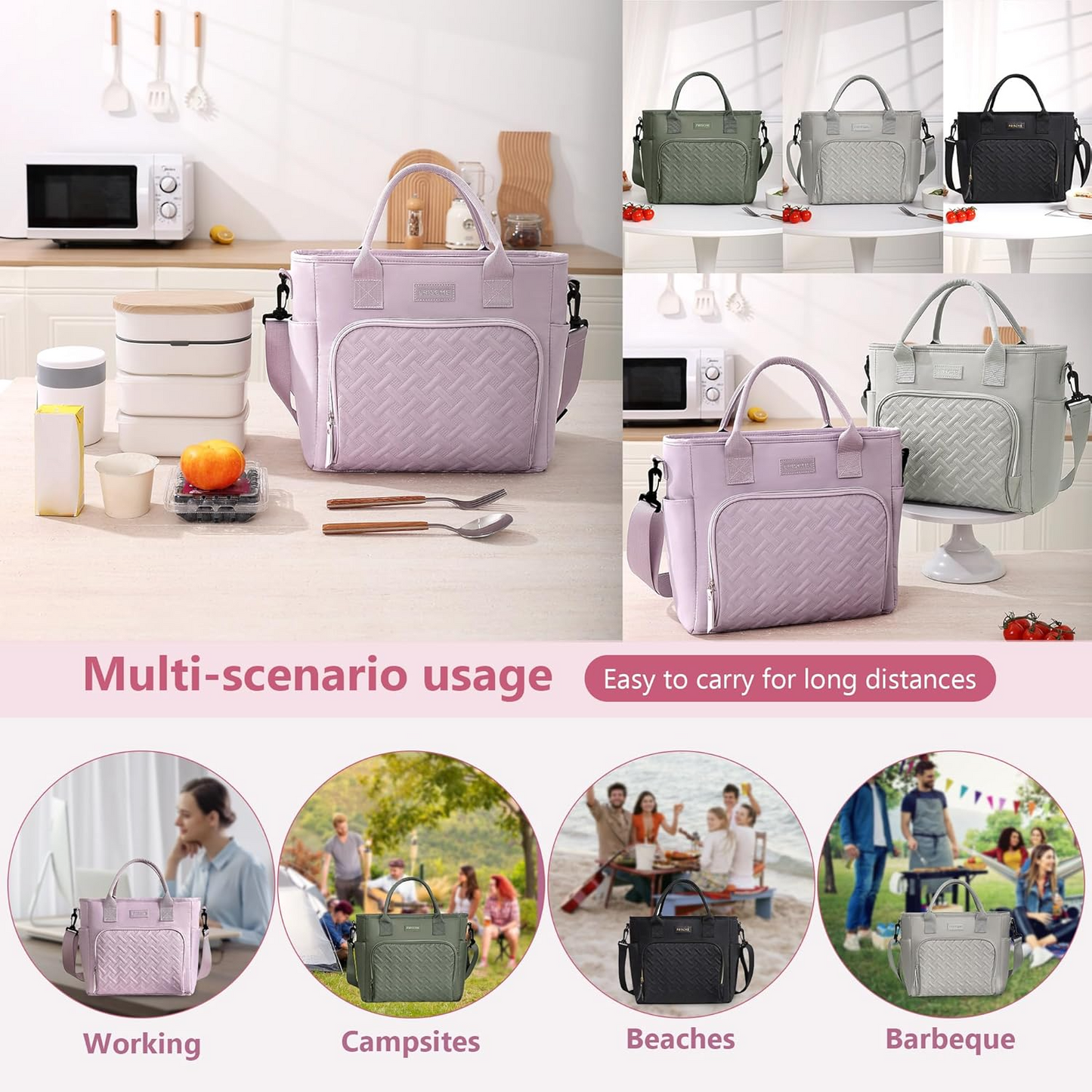 LONCHERA IMPERMEABLE - BOLSA TÉRMICA